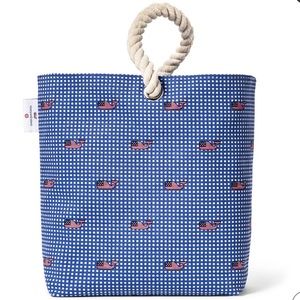 Vineyard Vines Wine Tote NWT Gingham Print Bag